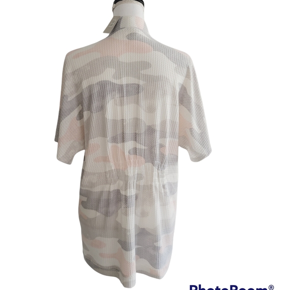 Maurices Short Sleeve Camo Open Cardigan - Picture 3 of 6